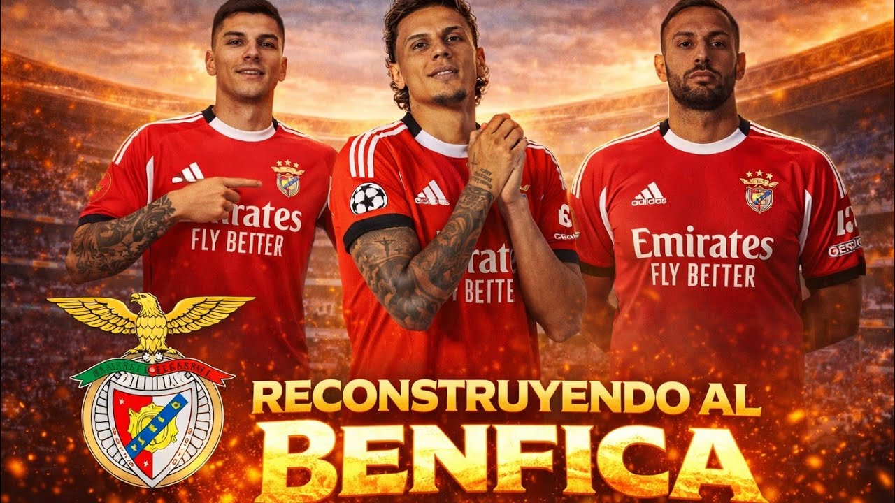 GANE LA CHAMPIONS CON EL BENFICA❤️🤍||RECONSTRUYENDO EQUIPOS FC26⚽️