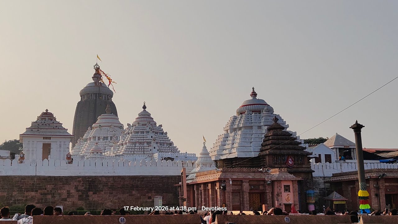 Today's Flag Change Live Darshan Lord Jagannath Mandir Puri Dham 🛑17 Fub 2026