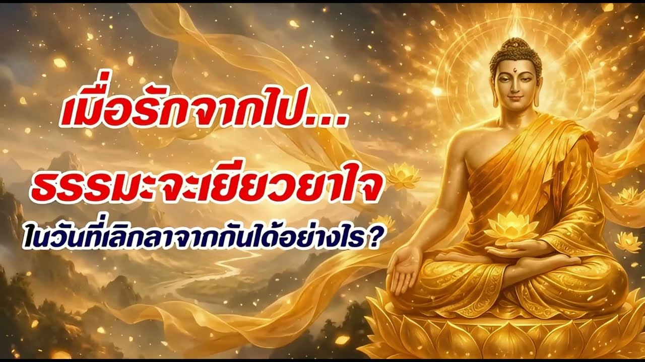 ธรรมะฮีลใจ : เมื่อรักจากไป... ธรรมะจะเยียวยาใจในวันที่เลิกลาได้อย่างไร?