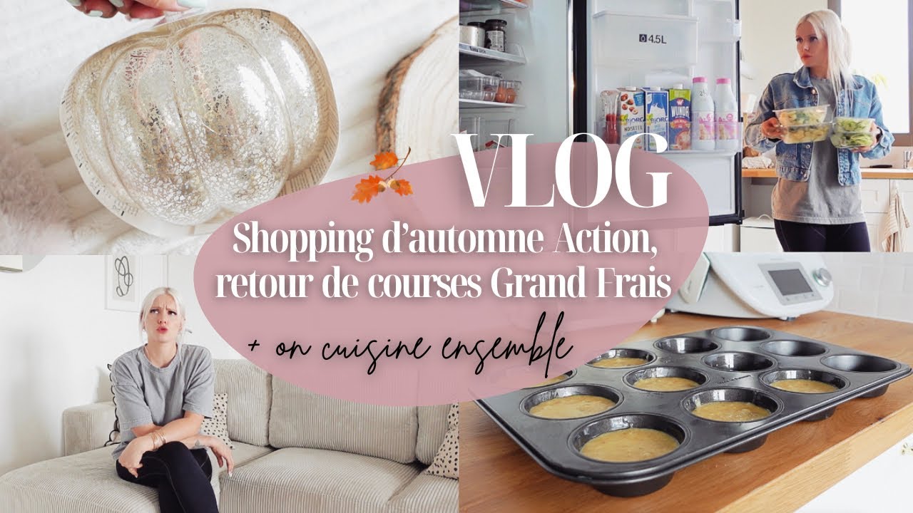 SHOPPING D’AUTOMNE ACTION • RETOUR DE COURSES GRAND FRAIS • ON CUISINE ENSEMBLE • RECETTE