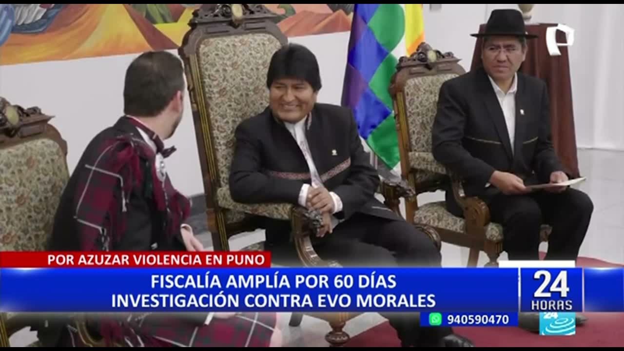 Evo Morales:Fiscal&iacute;a ampl&iacute;a investigaci&oacute;n por presunto delito de atentado contra integridad nacional