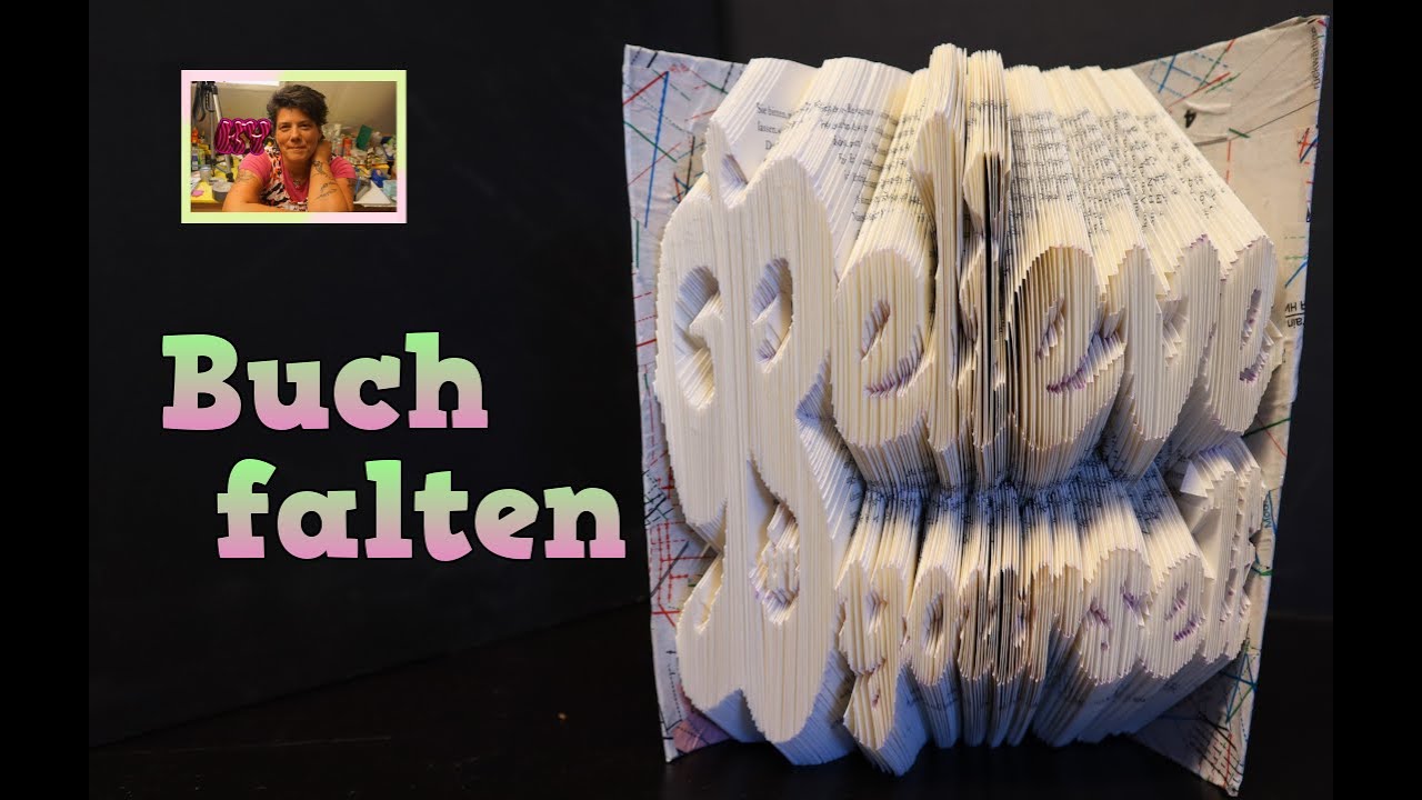 *Motiv 24* Buch falten, book folding, einfache Falttechnik mit Unterbrechungen