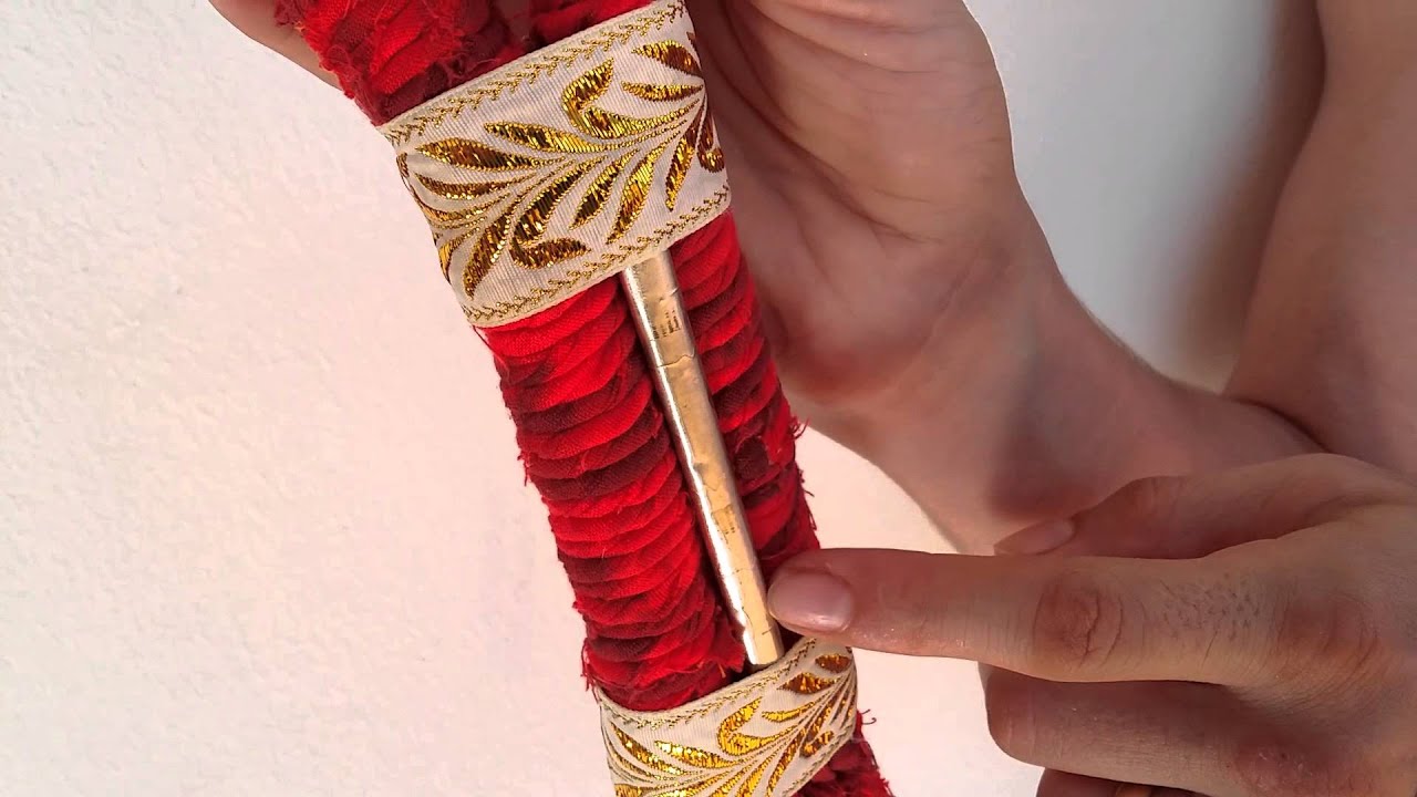 My Custom Mongkol Made From My Mother's Skirt - Muay Thai