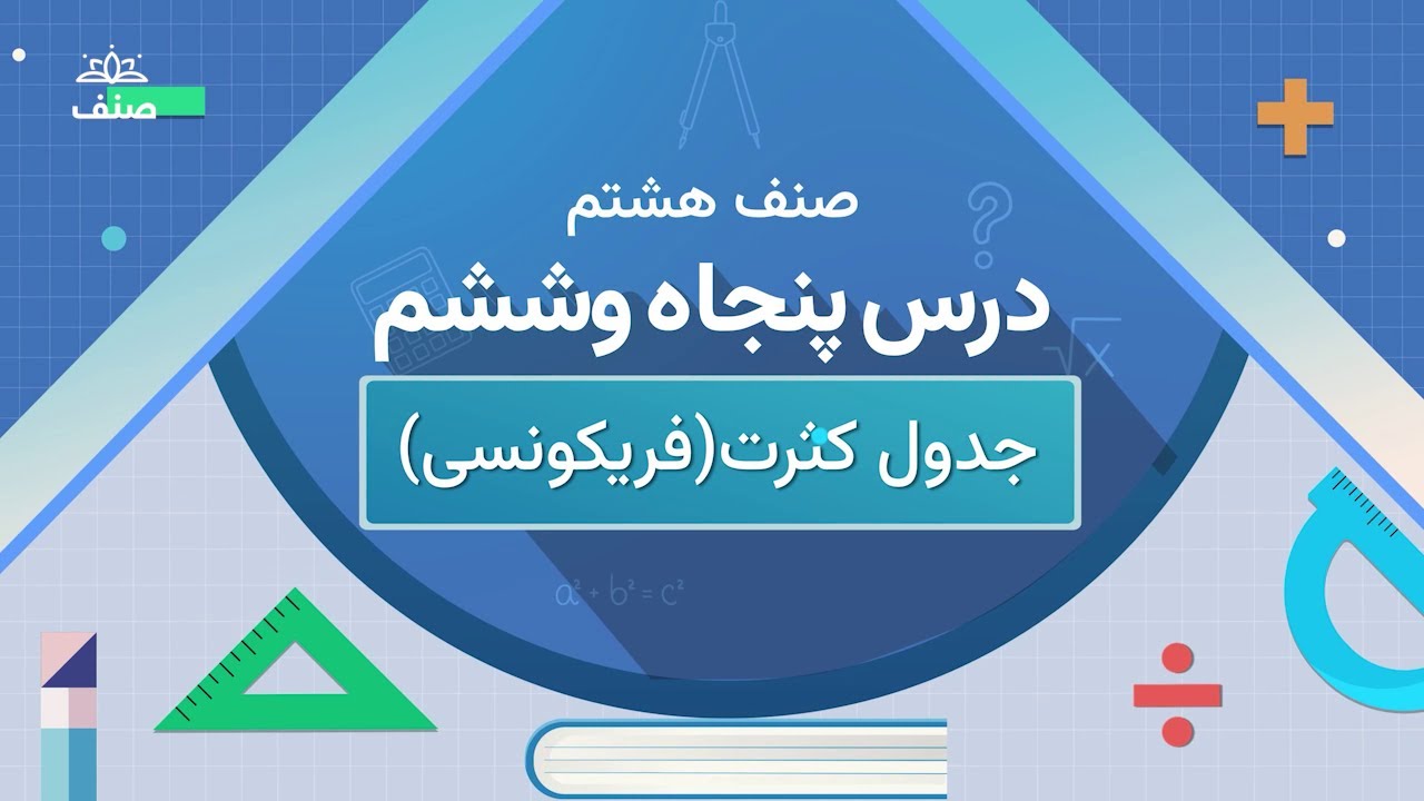 صنف - ریاضی صنف هشتم - درس ۵۶: انواع کثرت ها و گراف ها