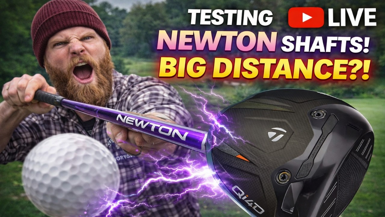 Newton Fast Motion Shaft + TaylorMade Qi4D… Is This Even Legal?! (LIVE TEST)