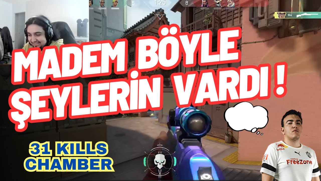 FUT CNED ATAKAPTAN 8-0 GERİ DÜŞÜNCE CNED ŞOV BAŞLIYOR ! CHAMBER 31 KILLS CNED PERFORMANSI VALORANT