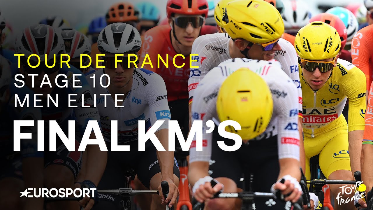 THE DREAM COMES TRUE! 🥹 | Tour de France Stage 10 Final Kilometres | Eurosport Cycling