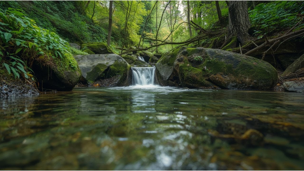 Crystal Clear Stream for Meditation and Peace