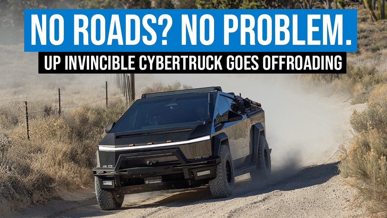 Invincible Cybertruck Hits The Dirt | UP Cybertruck Off-roading