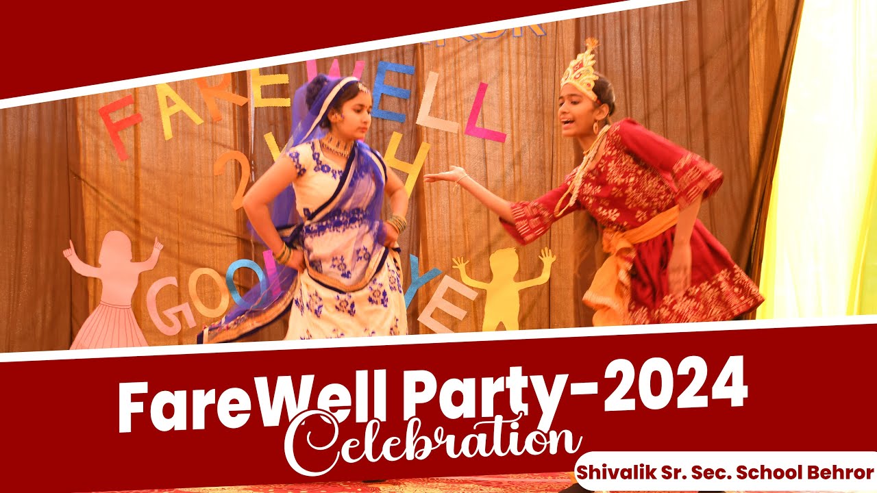 Celebrate Farewell Party at Shivalik Sr. Sec. School Behror | #dance #shivalikschool