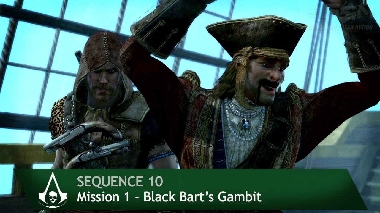 Assassin's Creed 4: Black Flag [100% Sync] Black Bart's Gambit [Sequence 10 - Mission 1]