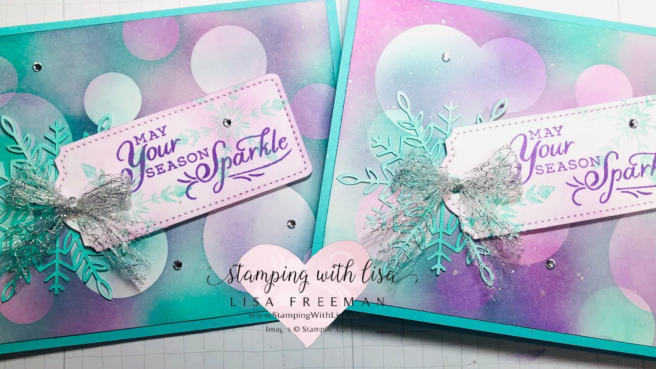 A FUN New Way to do the Bokeh Stamping Technique! No Mess and So Easy!