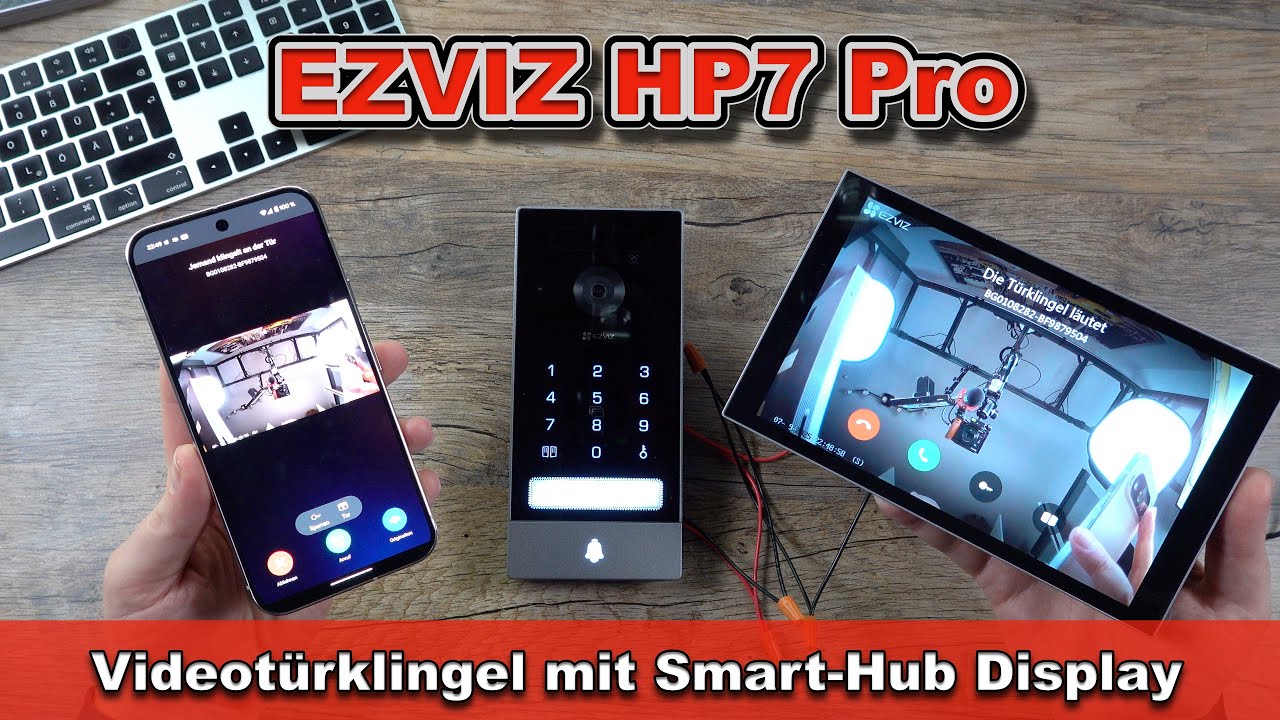 EZVIZ HP7 Pro Test 2025 – 4K Video-Türklingel mit Handvenenscan, Gesichtserkennung und KI - Analyse