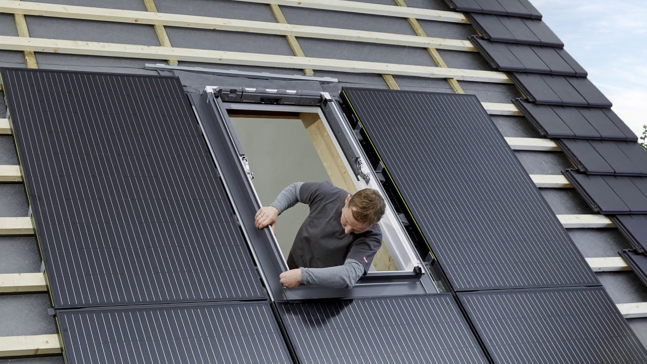 VELUX Roof Windows and Viridian Solar Roof Integrated PV Panels