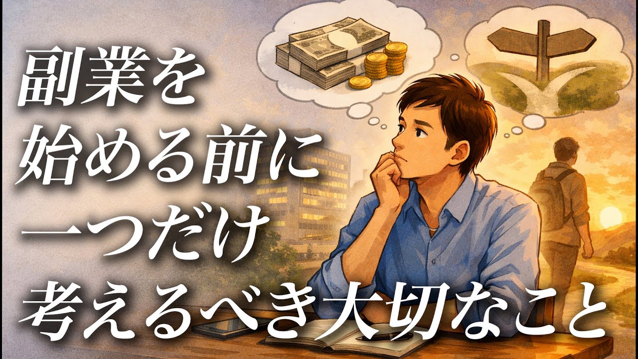 副業初心者が「どうやって稼ぐか」を決める前に1つだけ考えるべき大切なこと。