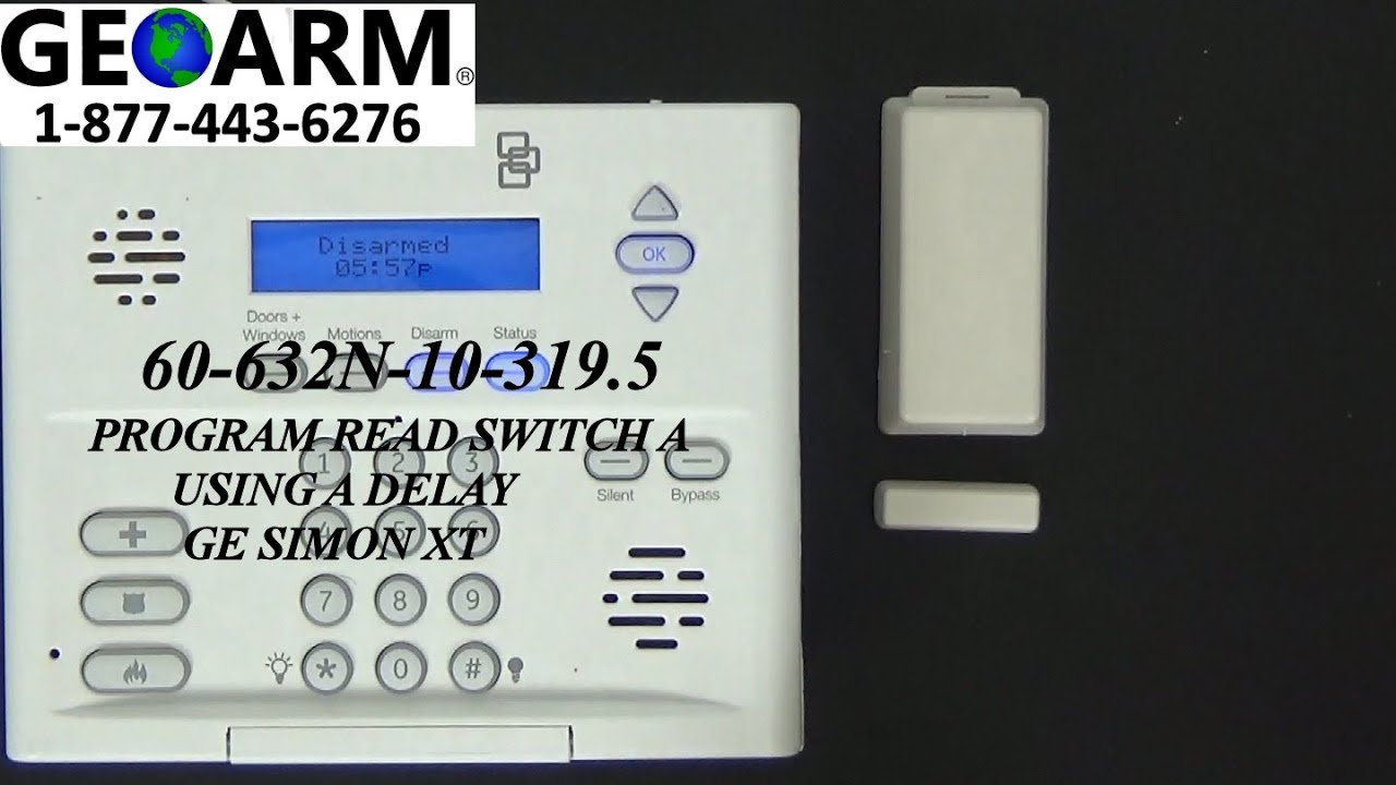 60-362N-10-319.5 - How to Program Read A with Delay into GE Simon XT