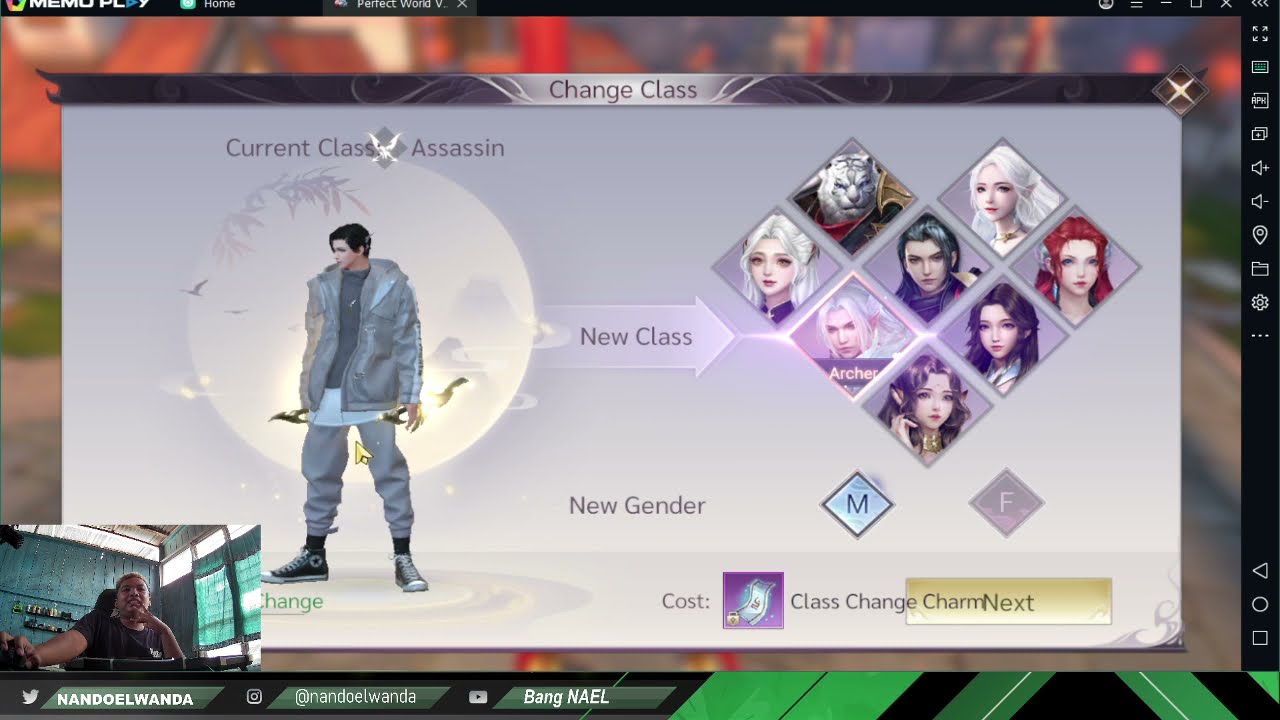 CHANGE JOB ASSASINS KE ARCHER | PERFECT WORLD MOBILE VNG UDAH GATEL MAU BALIK MAEN ARCHER LAGI