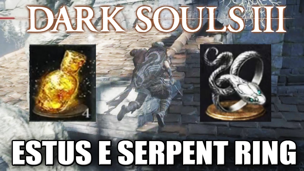 DARK SOULS 3 - ESTUS FLASK SHARD, ANEL DE SERPENTE PRATEADA E NINHO NO COMEÇO! PT-BR