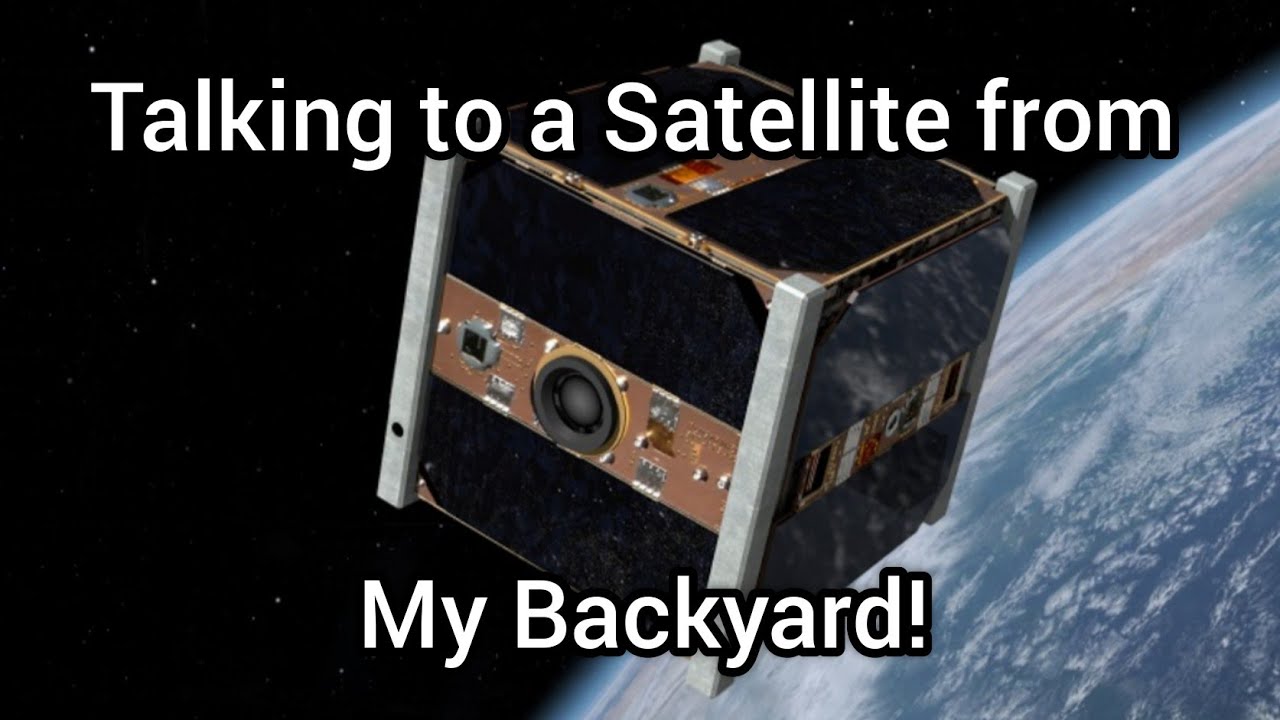 Talking to a Satellite from my Backyard!