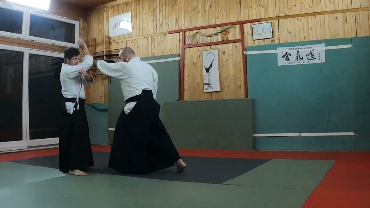 [AIKIDO] Yokomen : Naname kokyu nage & variante de kote gaeshi (2023)