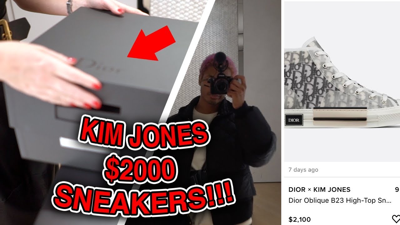 Here Are The $2000 Dior Kim Jones Sneakers