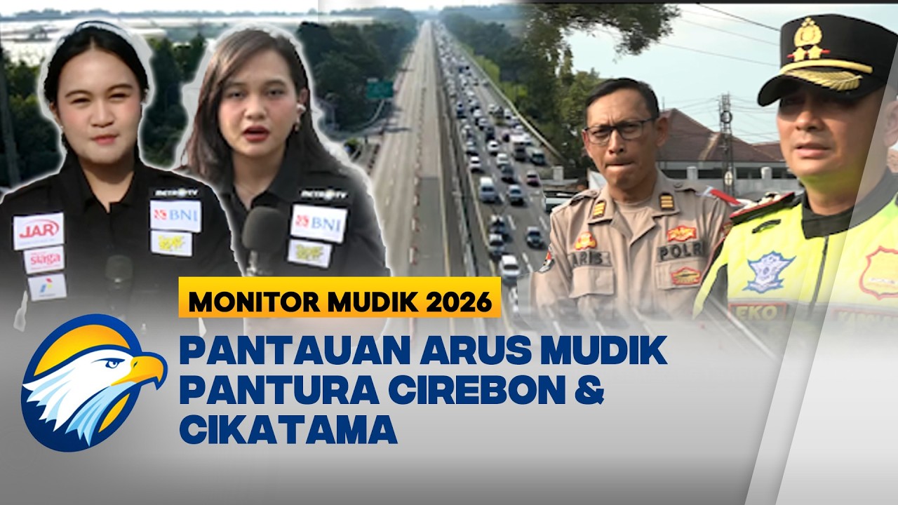 Monitor Mudik - Pantauan Arus Mudik Jalur Pantura Cirebon dan Di Cikatama