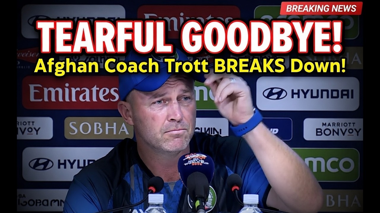 'No Academies, No Facilities, Yet HERE THEY ARE' Tearful Tribute to Afghanistan! Coach Trott Breaks!