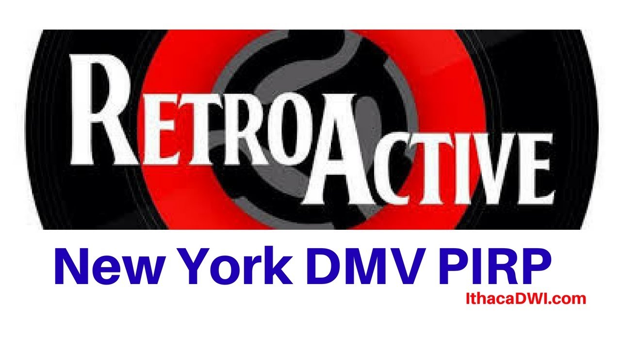 New York DMV PIRP (defensive driver course) Only Works Retroactively
