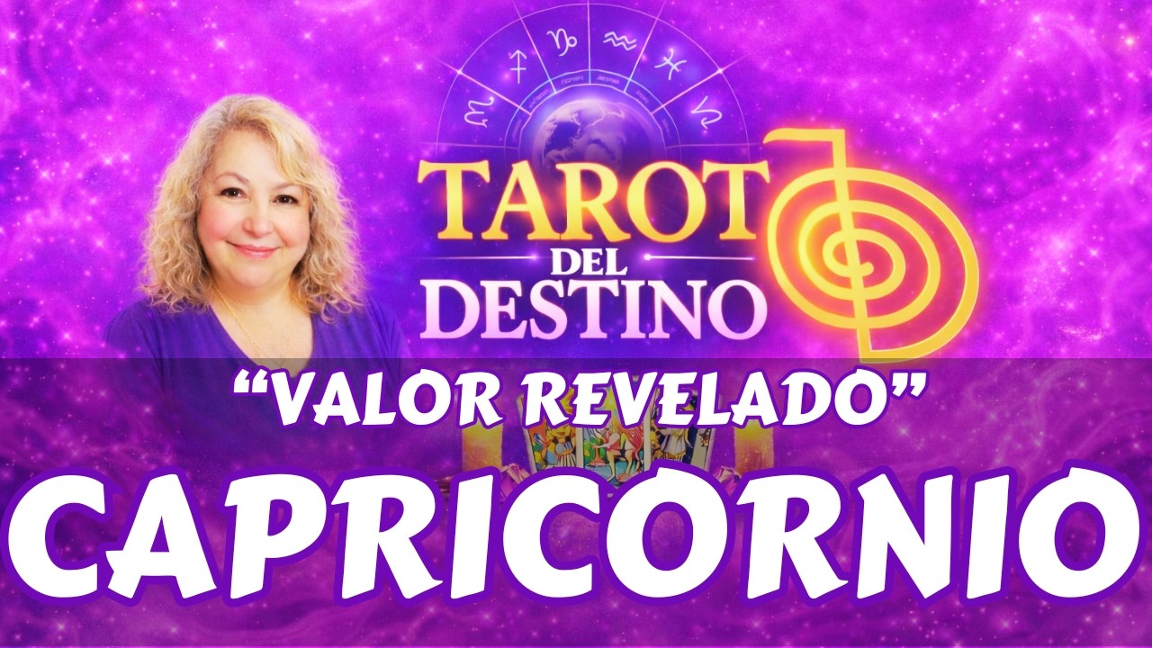 CAPRICORNIO ♑ RECONOCES TU VALOR… SANAS Y LLEGA EL AMOR VERDADERO | Tarot del Destino #capricornio