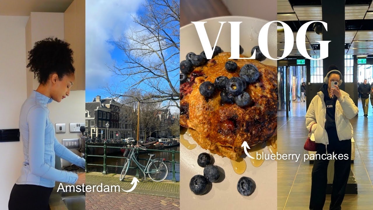 VLOG| Подъём в 5 утра, спортзал, церковь, написание музыки, полезные блины и поездка в Амстердам 🥞🇳🇱