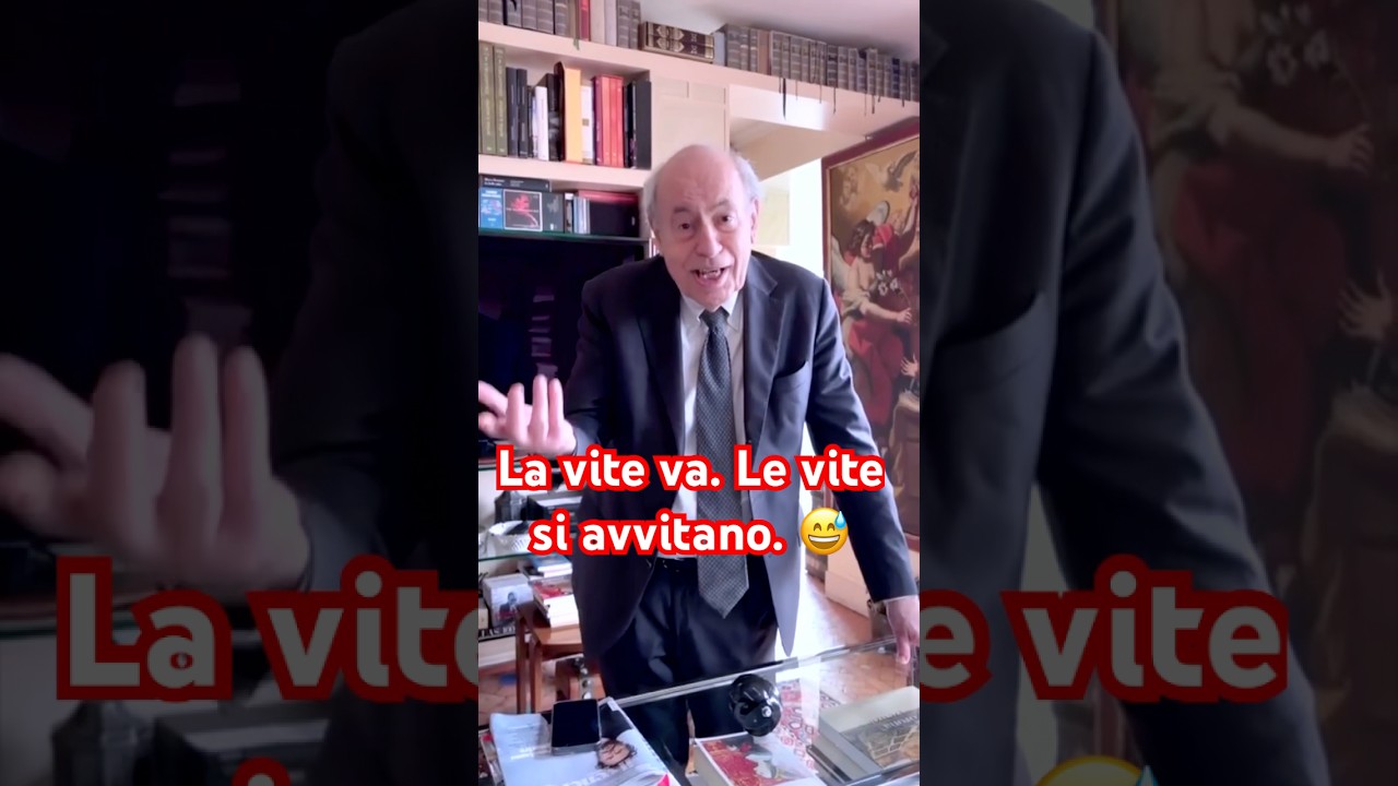 La vite va avanti e torna. Le vite anche: non sono linee rette, ma traiettorie che si avvitano.
