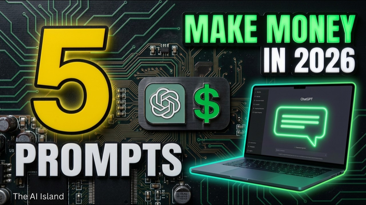 5 ChatGPT Prompts That Can Make You Money in 2026 💰 (Beginner Guide)