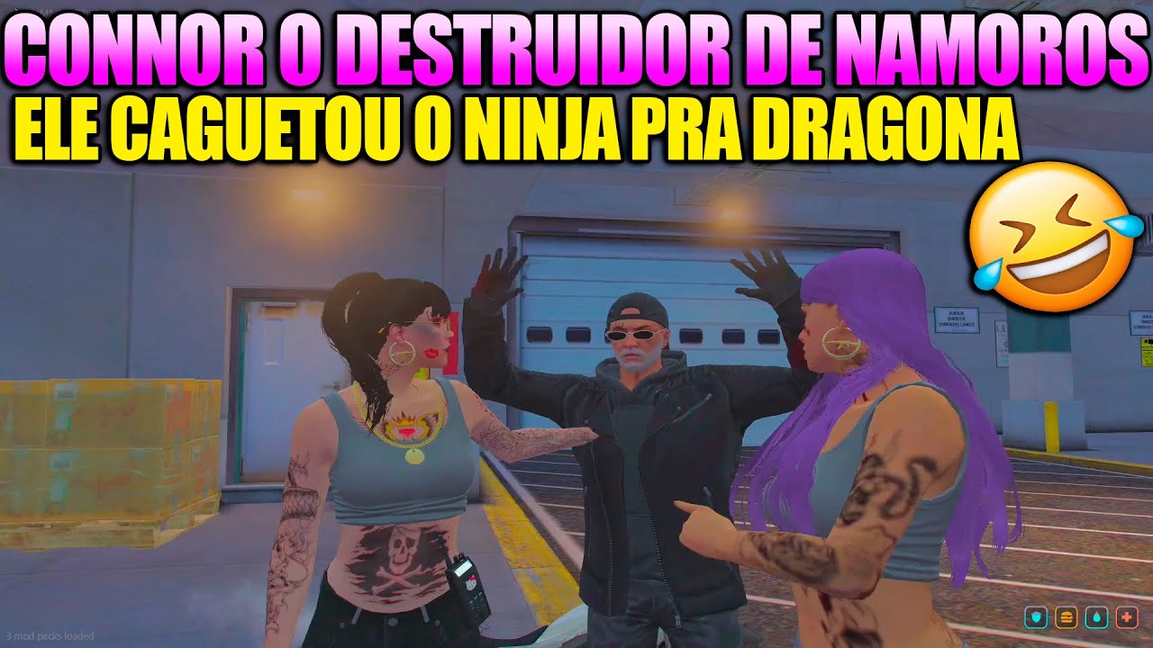 CONNOR O DETRUIDOR DE RELACIONAMENTOS KKKK ELE CAGUETOU O NINJA PRA DRAGONA 👀🤣🔥 *DEU RUIMMM**