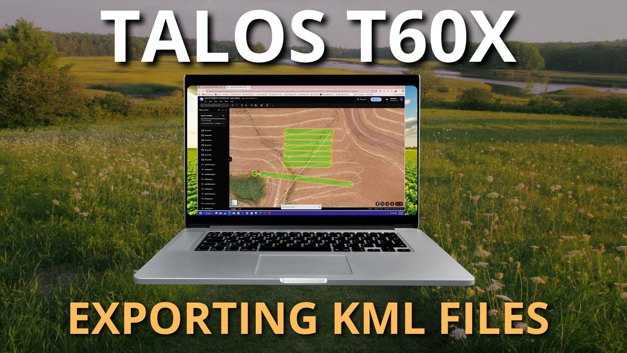 How to Export KML Files from the Talos T60X