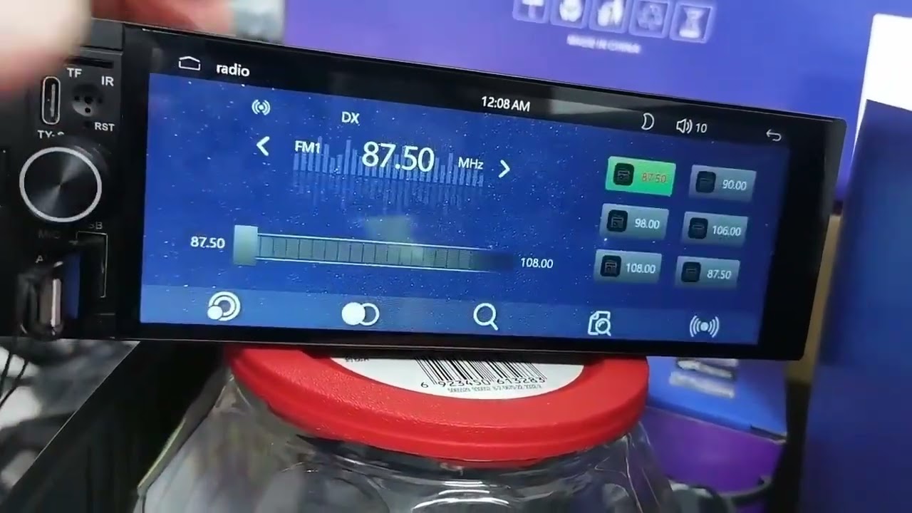 Autoradio 1 DIN Add Boot Logo