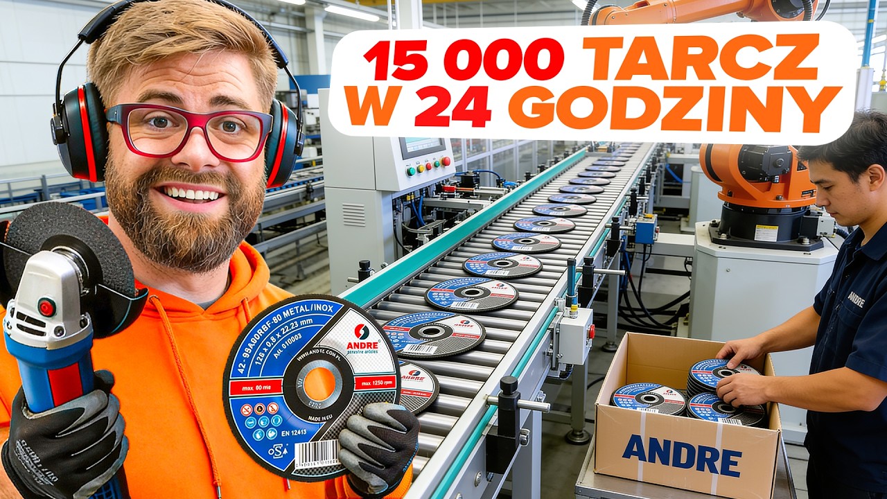 Gigantyczna Polska fabryka tarcz do cięcia! Jak wygląda produkcja? | DO ROBOTY