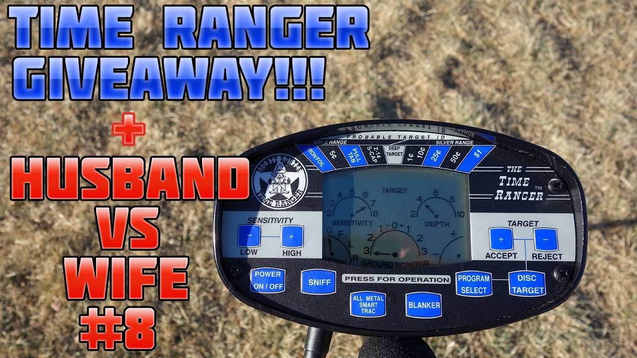 Metal Detecting: Husband VS Wife #8 + Bounty Hunter Time Ranger GIVEAWAY!