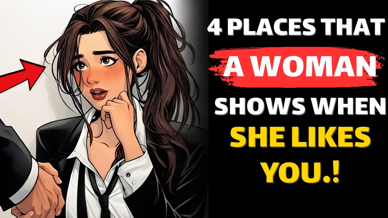 4 BODY PARTS SHE SHOWS IF SHE LIKES YOU | Female Psychology