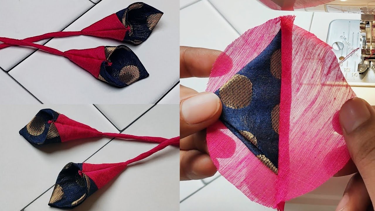 Latest Blouse, Lehanga Latkan Making at Home | Kapde ke Latkan Banana, Easy Latkan Making at Home