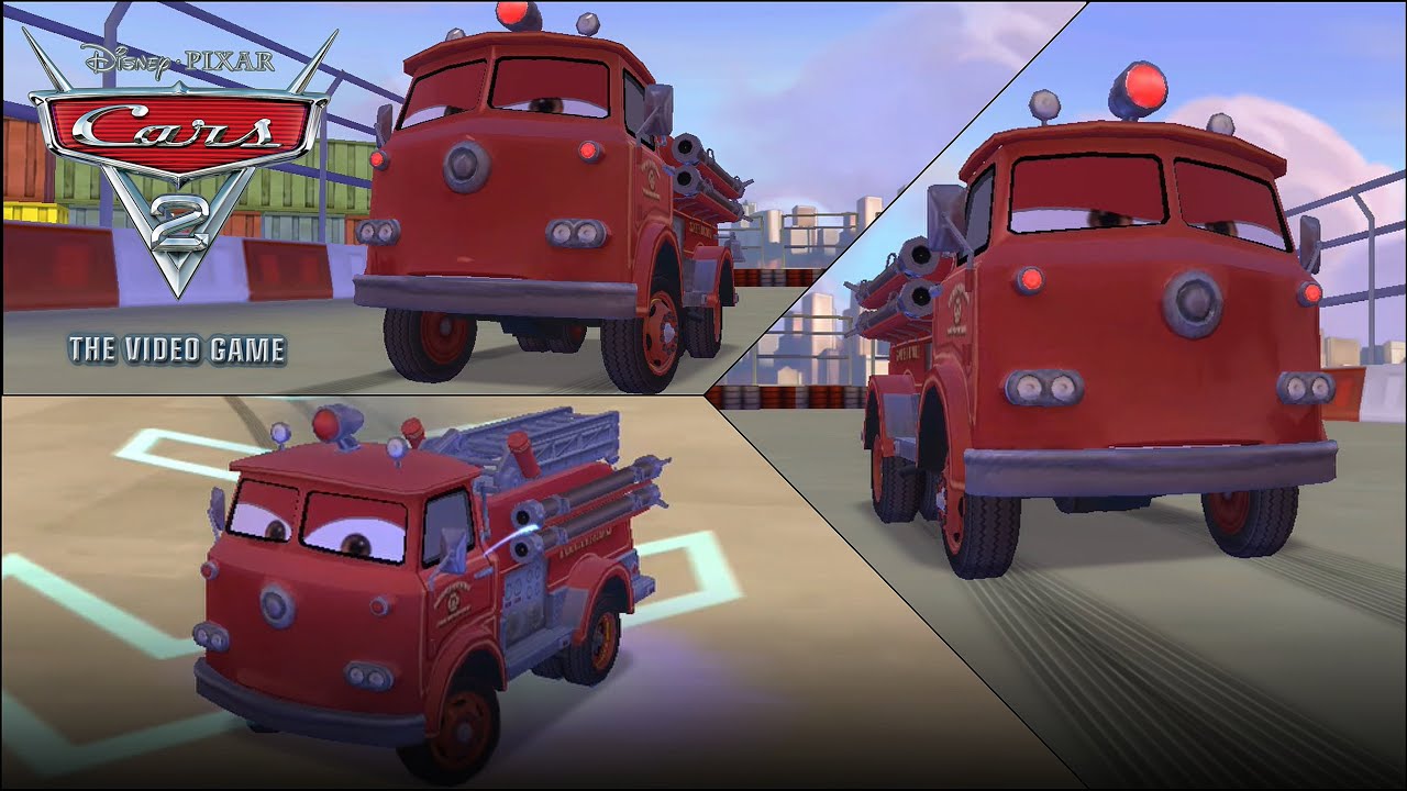 Red (The Fire Truck) | Cars 2 The Video Game (PC) | Gameplay Showcase