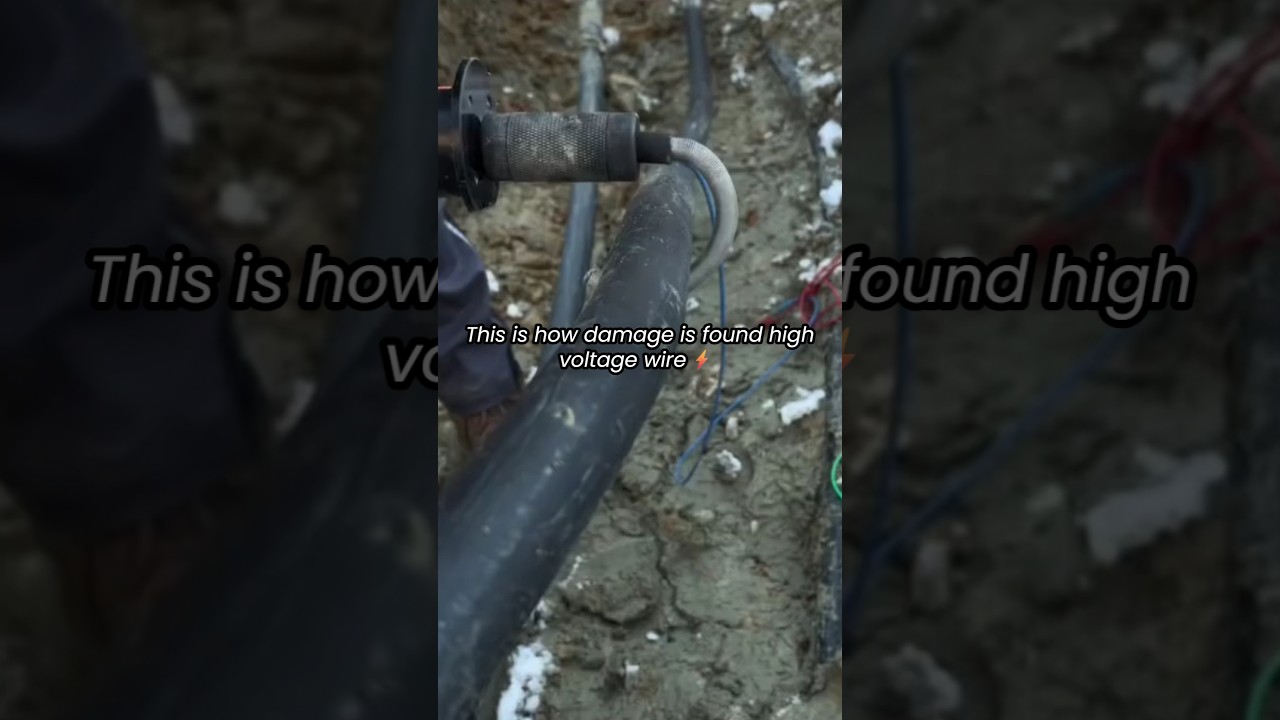 Вот как находят повреждения в высоковольтных проводах ⚡