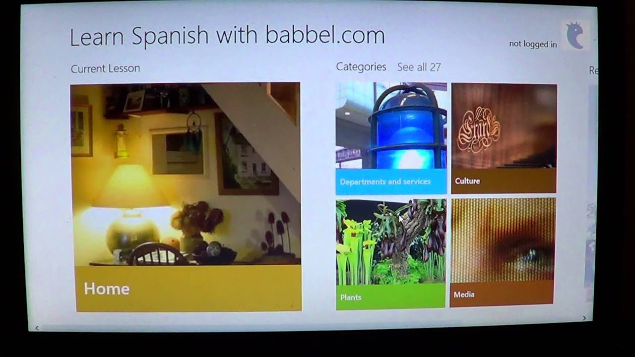 Windows 8 app review Learn Spanish by Babbel