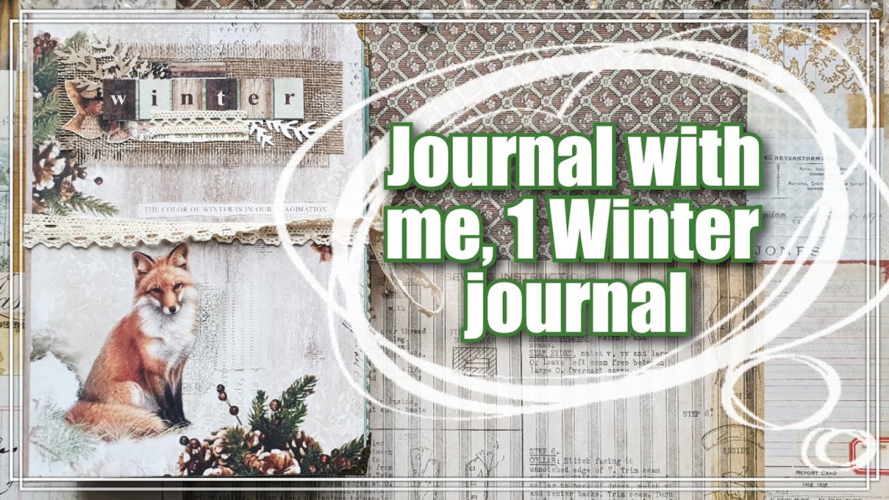 Winter junk journal (Journal with me 1)