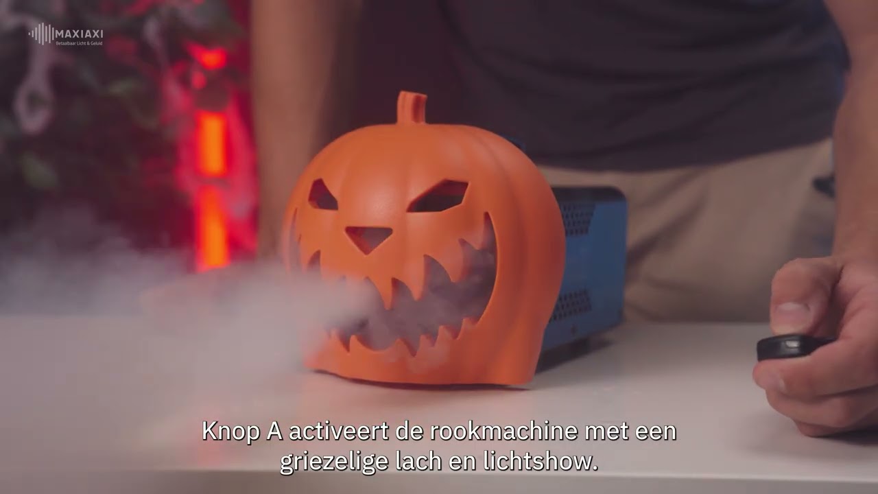 Unboxing & uitleg van de beamZ Halloween pompoen rookmachine