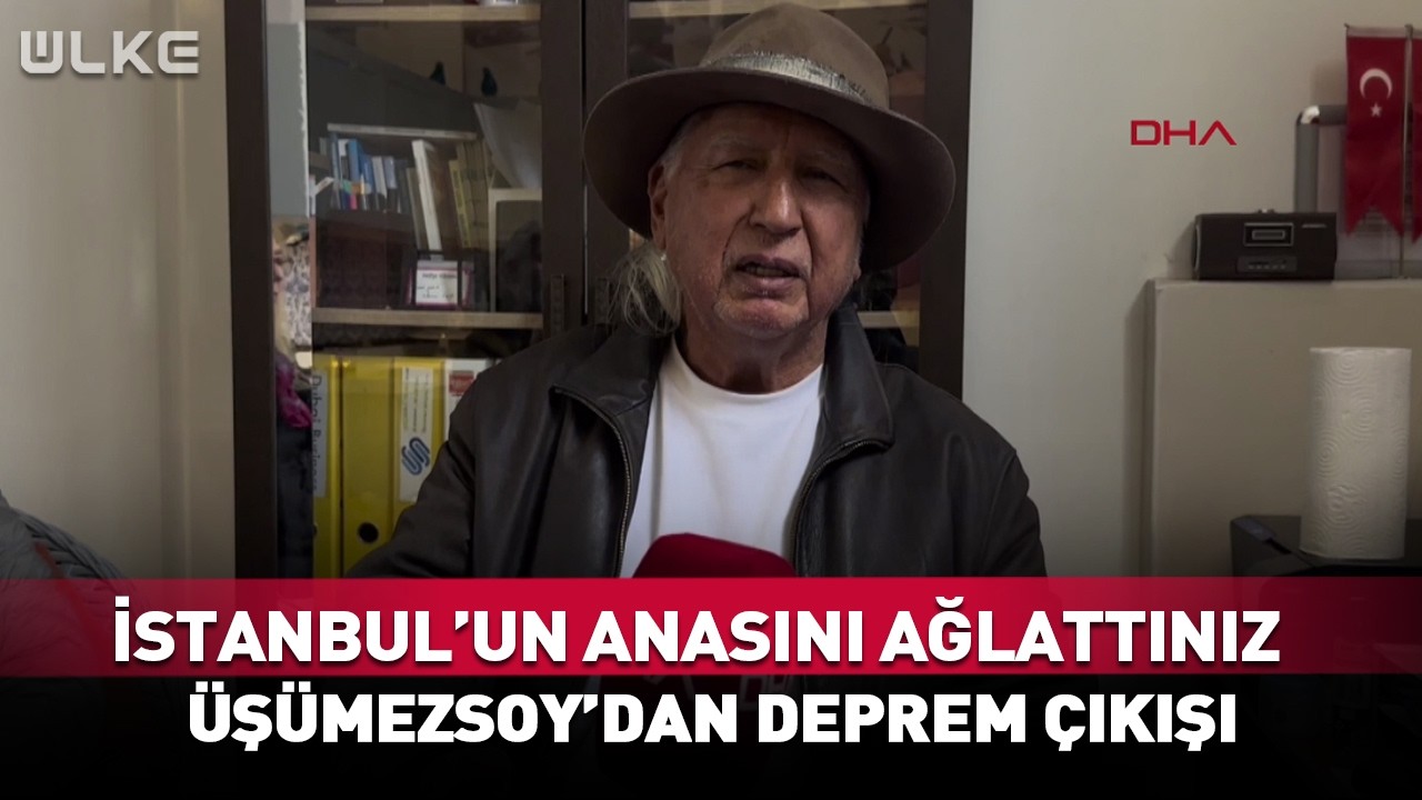 İstanbul'un Anasını Ağlattınız! Şener &Uuml;ş&uuml;mezsoy'dan Deprem &Ccedil;ıkışı #sondakika