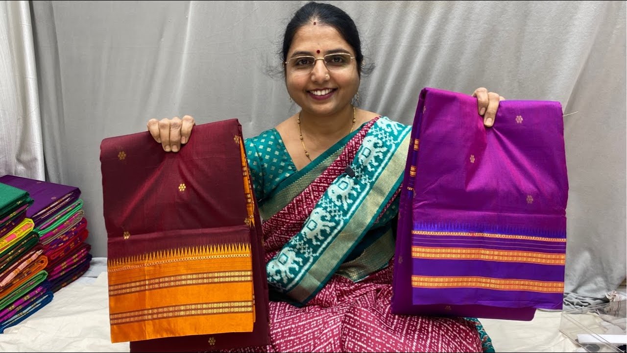 Cotton Silk Narayanpeth | Sarees live | Pune | mumbai | Nashik | Hyderabad | live| Brodal Collection