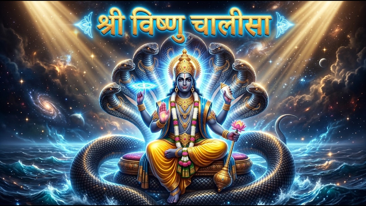 Shree Vishnu Chalisa | श्री विष्णु चालीसा | Powerful Prayer of Lord Vishnu | Morning Devotional