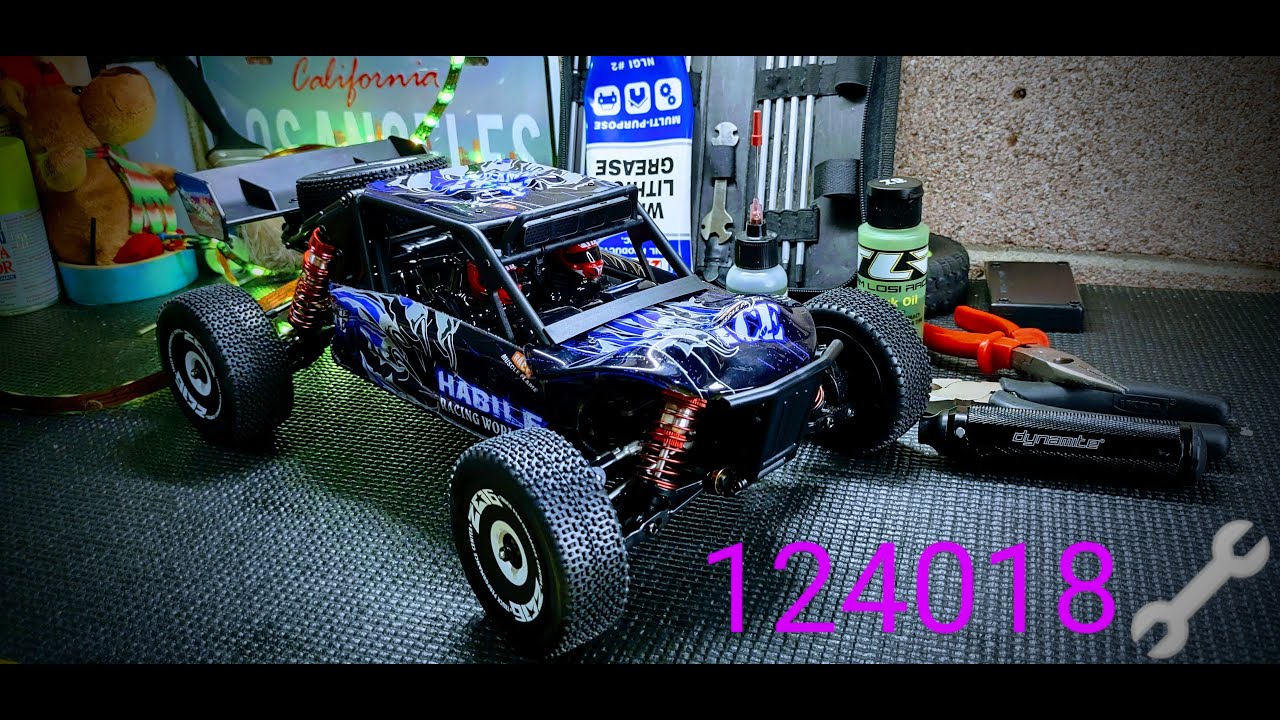 wltoys 124018 primer mantenimiento!(antes de usar)