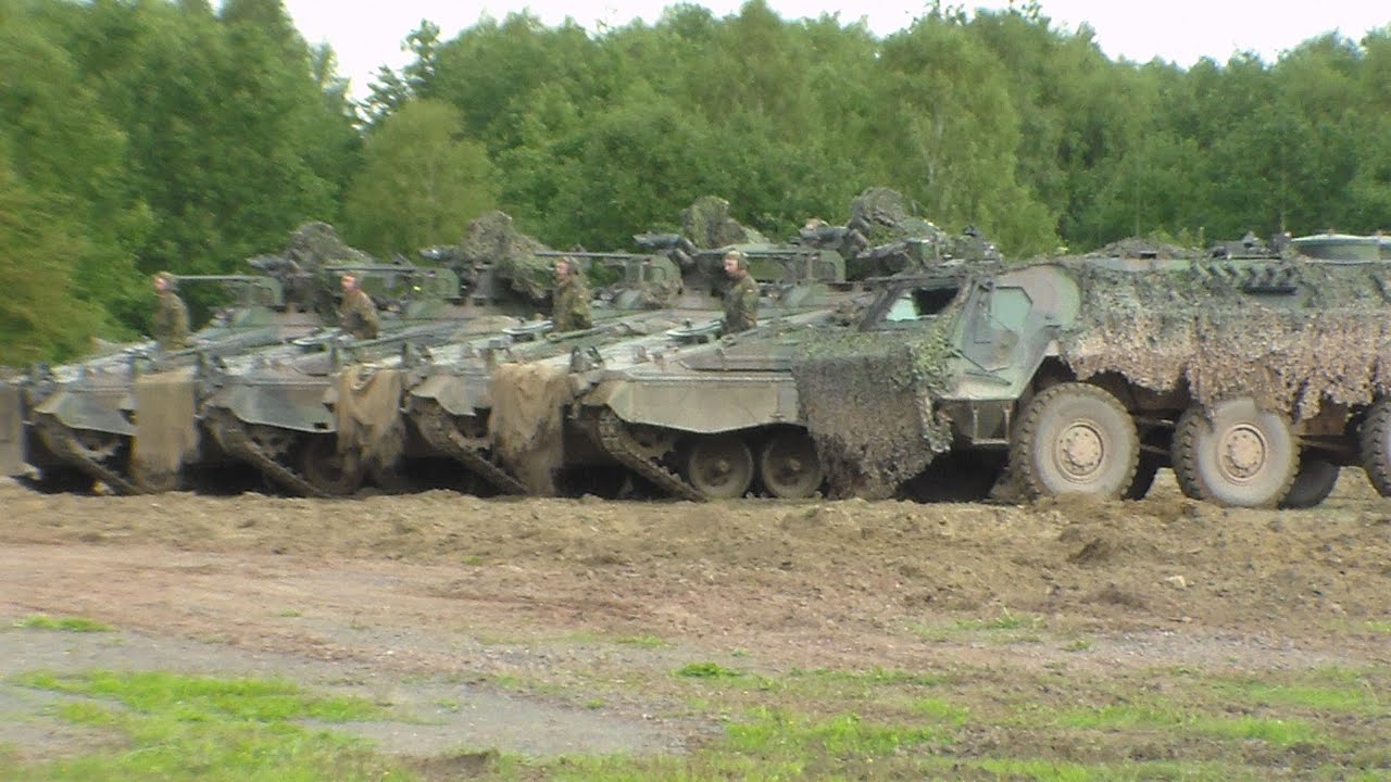 SPz Marder, TPz Fuchs, Leopard 2 im GÜZ 2015