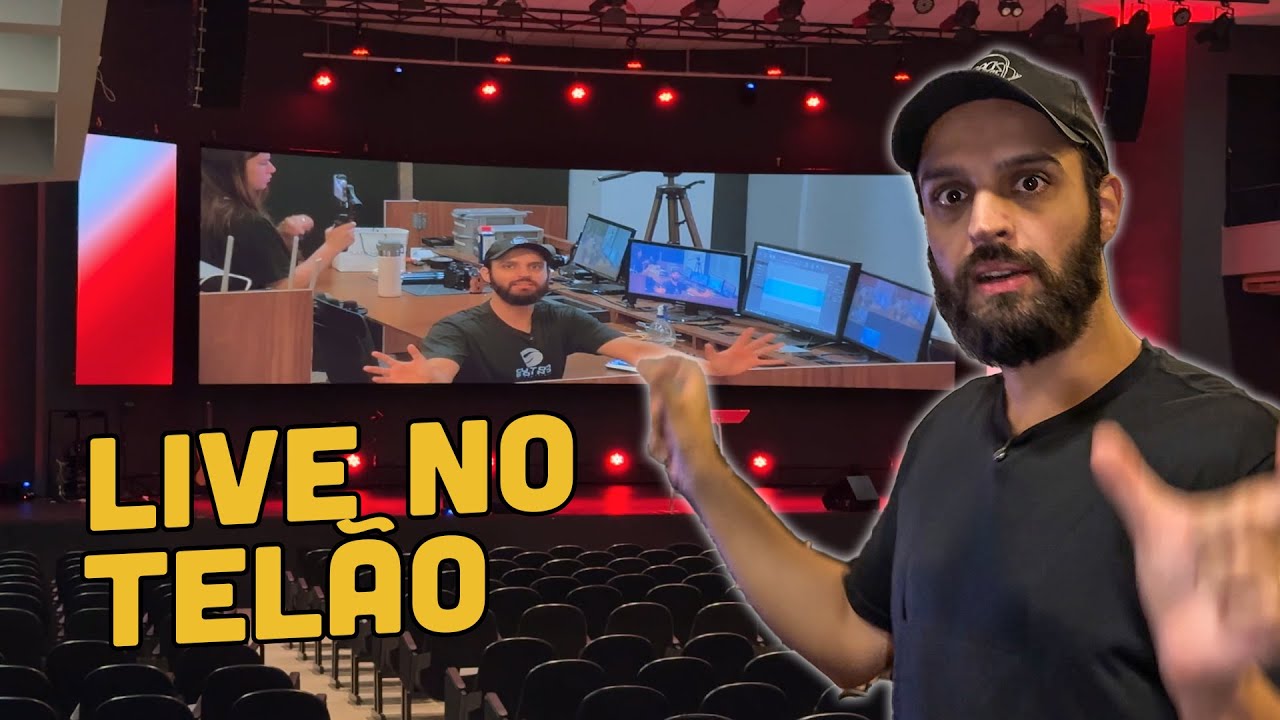 IMAGEM DA LIVE NO TELÃO, COMO FAZEMOS PRA COLOCAR!